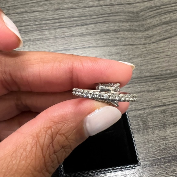 5 Carat Cushion Created Diamond 925 Sterling Silver - Picture 6 of 11